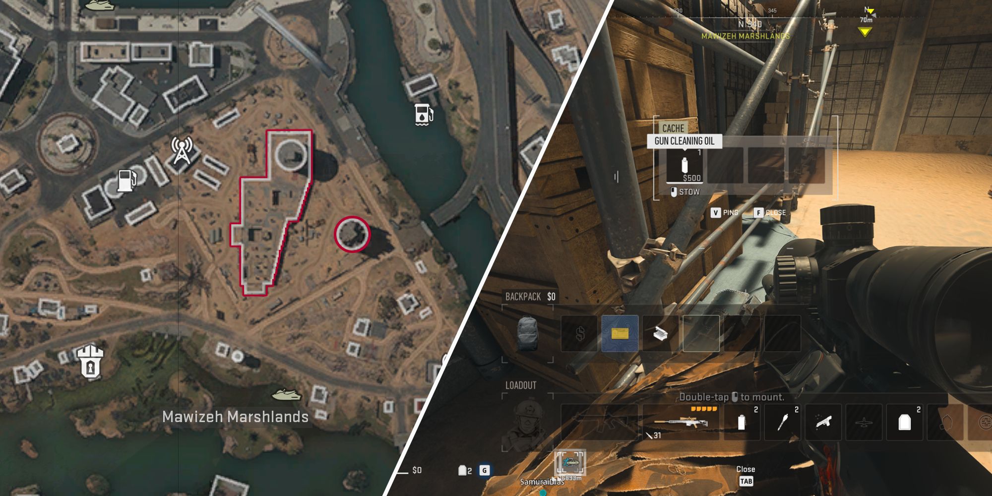 onde encontrar óleo de limpeza de armas para a missão A Helping Hand em Warzone 2 DMZ 