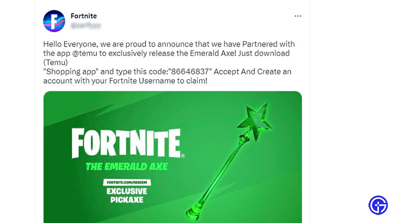 codigo machado esmeralda fortnite 