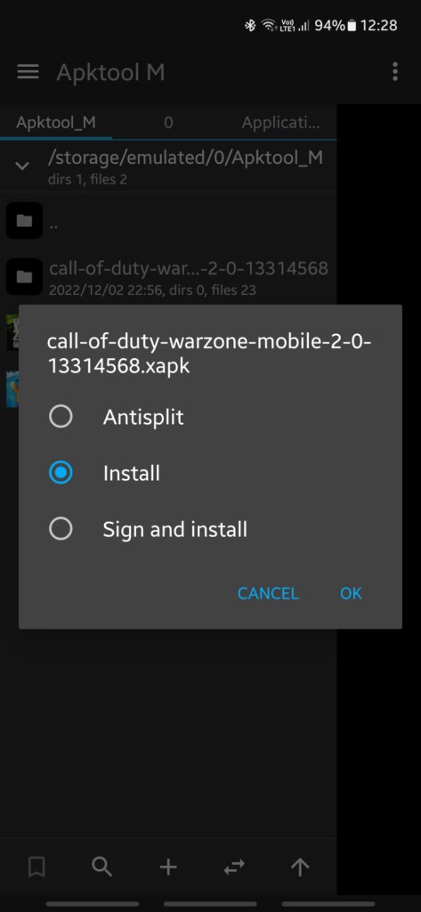 cod warzone apptool m captura de tela 1