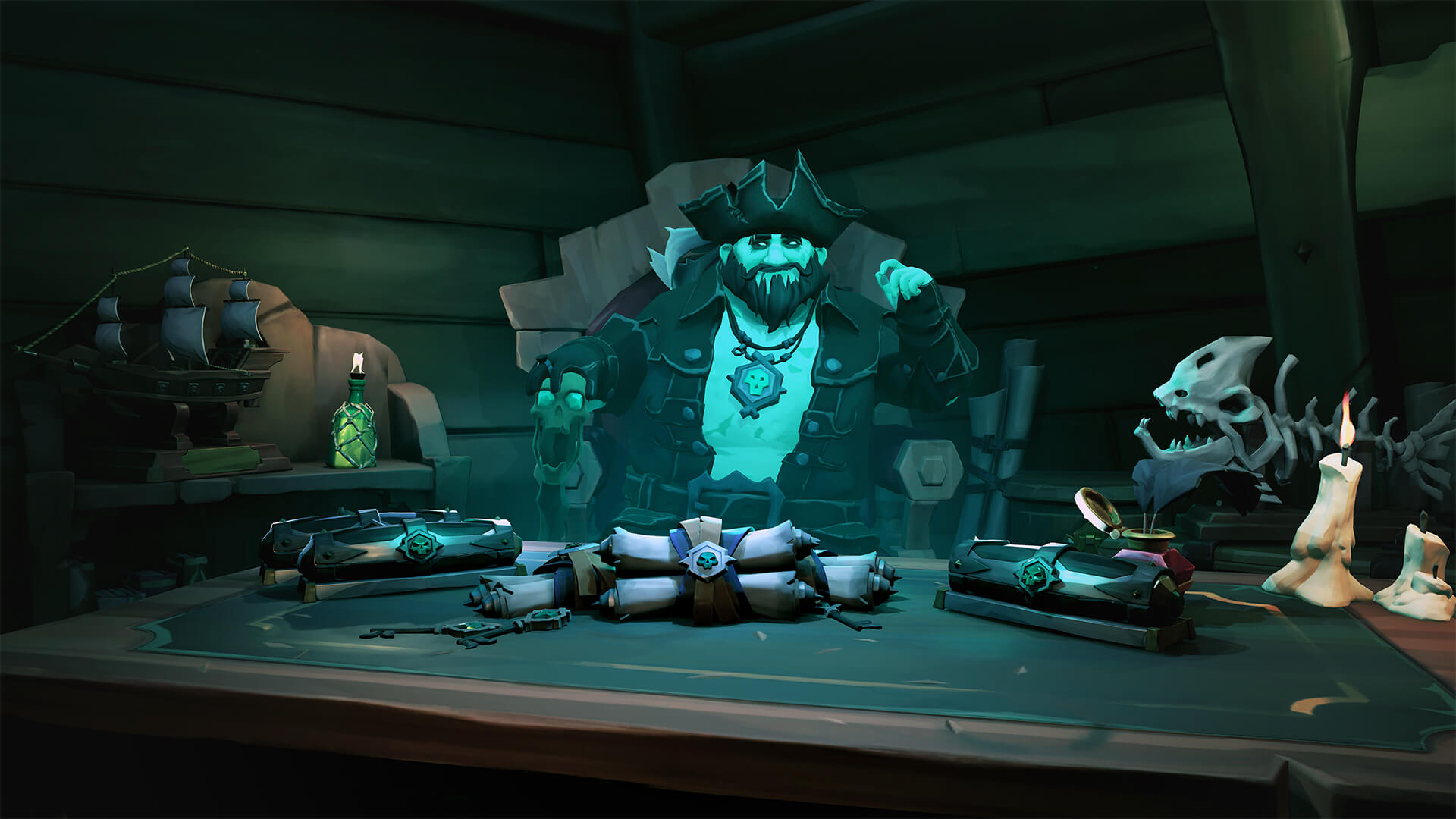 Captura de tela da nona temporada de Sea of ​​Thieves