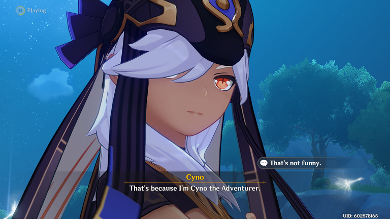 impacto de genshin respiração de windblume cyno