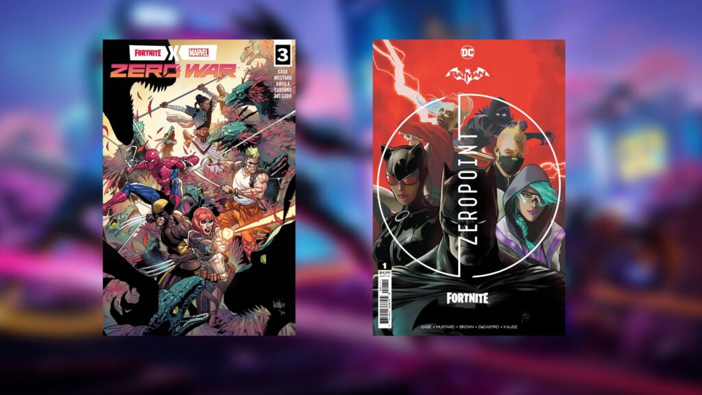 Fortnite Zero War e quadrinhos Fortnite/Batman