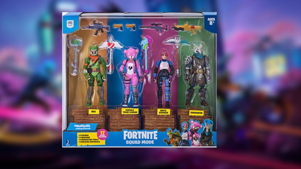 Estatuetas de ação Fortnite