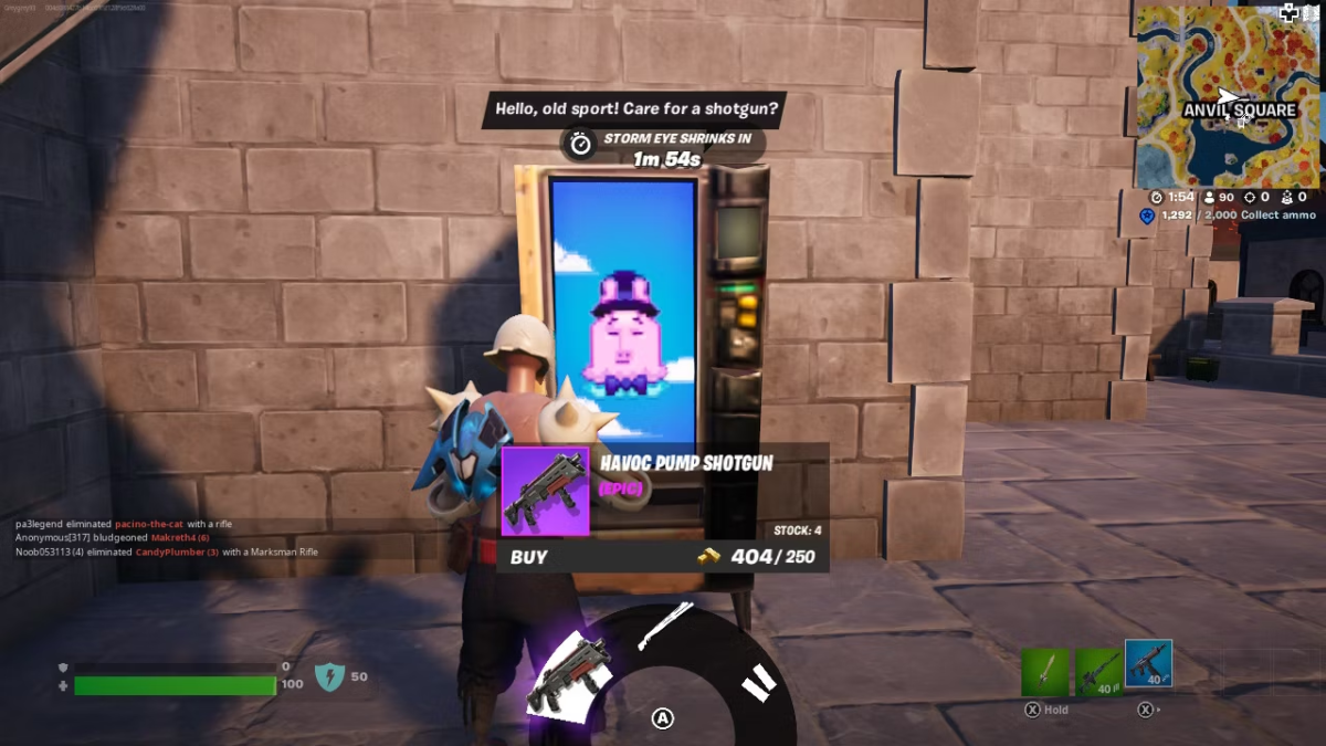 Espingarda Havoc Pump em Fortnite