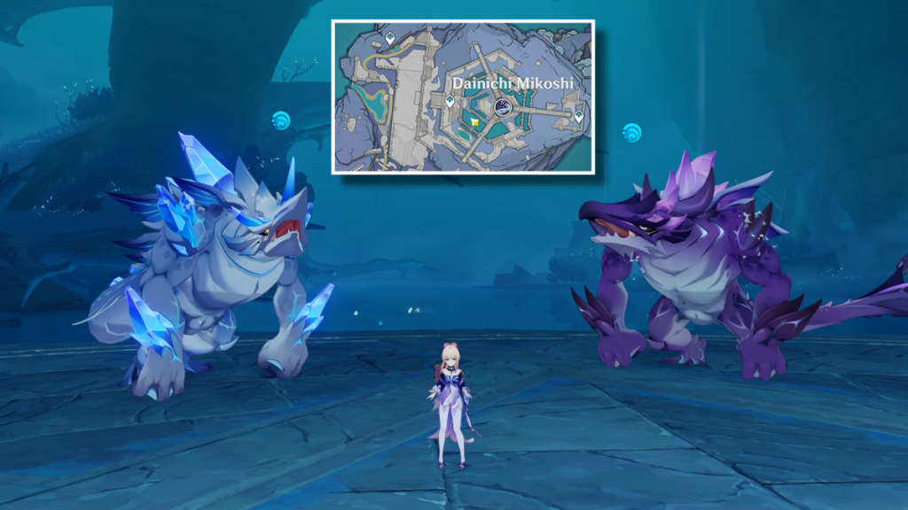 Origem da barbatana falsa de Dragonheir e localização do rebanho Vishap batismal no impacto de Genshin