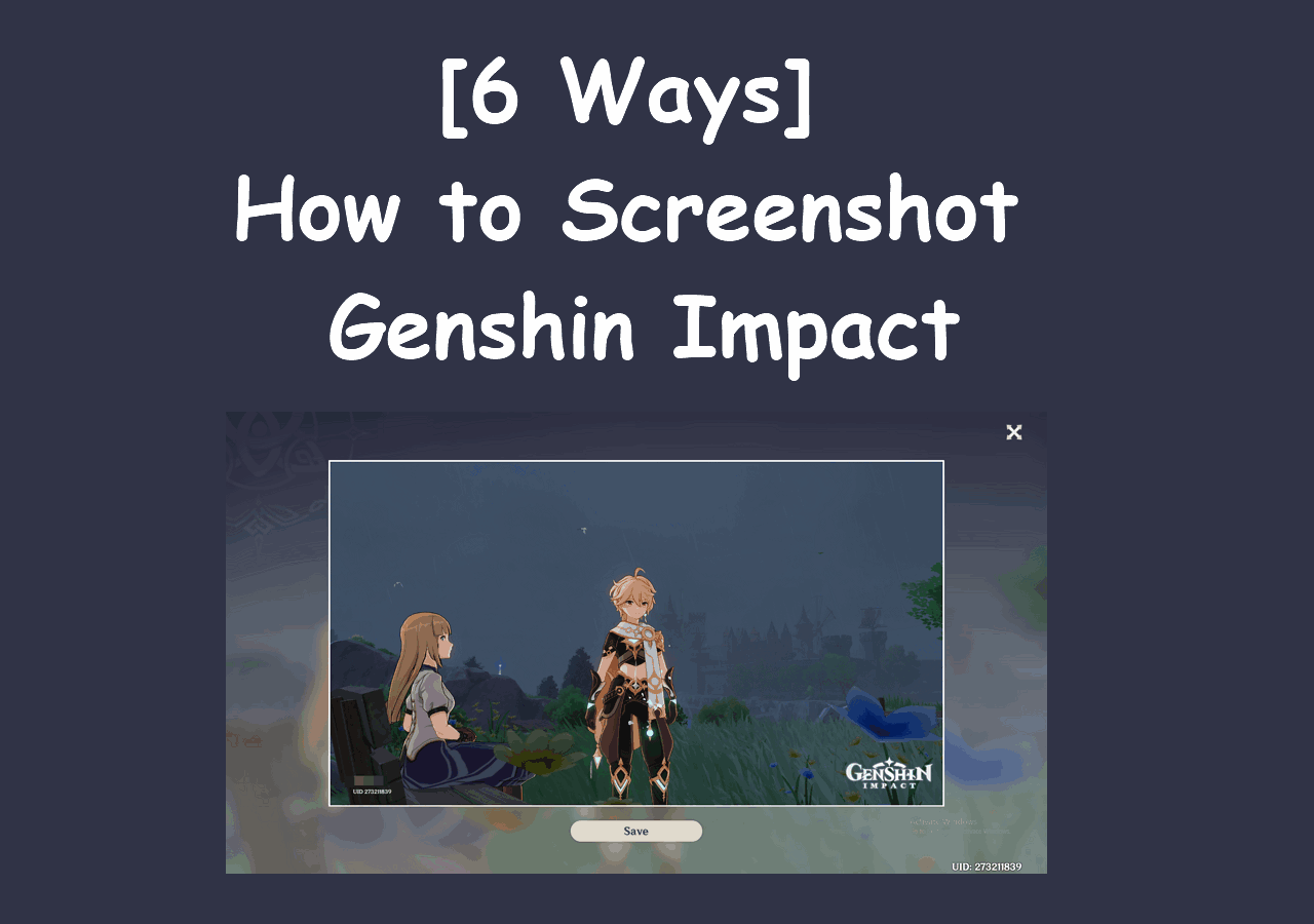 [6 Methods] Como fazer uma captura de tela do Genshin Impact