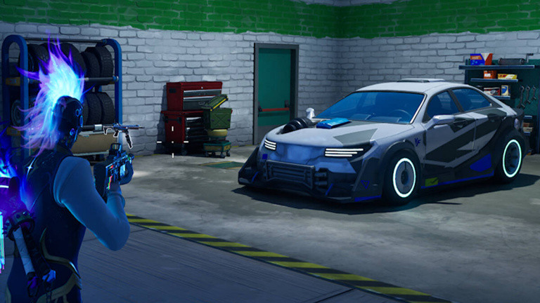 Nitro drifter Fortnite: où trouver ce nouveau vehicule na MÉGA City?