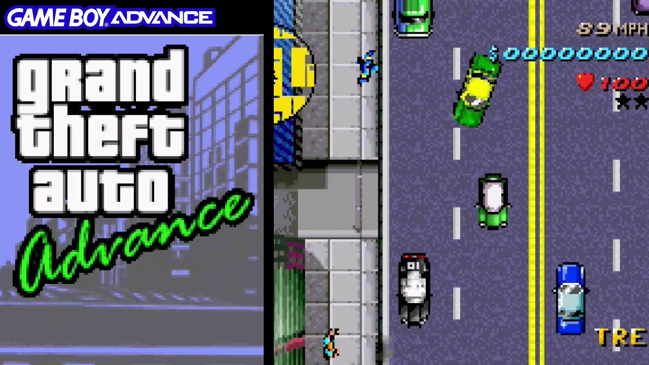 Grand Theft Auto Advance... (GBA) Jogabilidade - YouTube