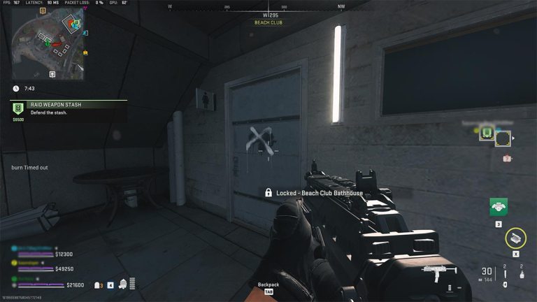 Localização-chave do atendente da DMZ Bathhouse - Warzone 2