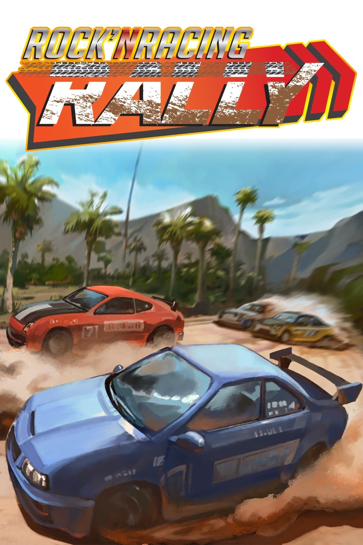 Arte da caixa Rally Rock Racing