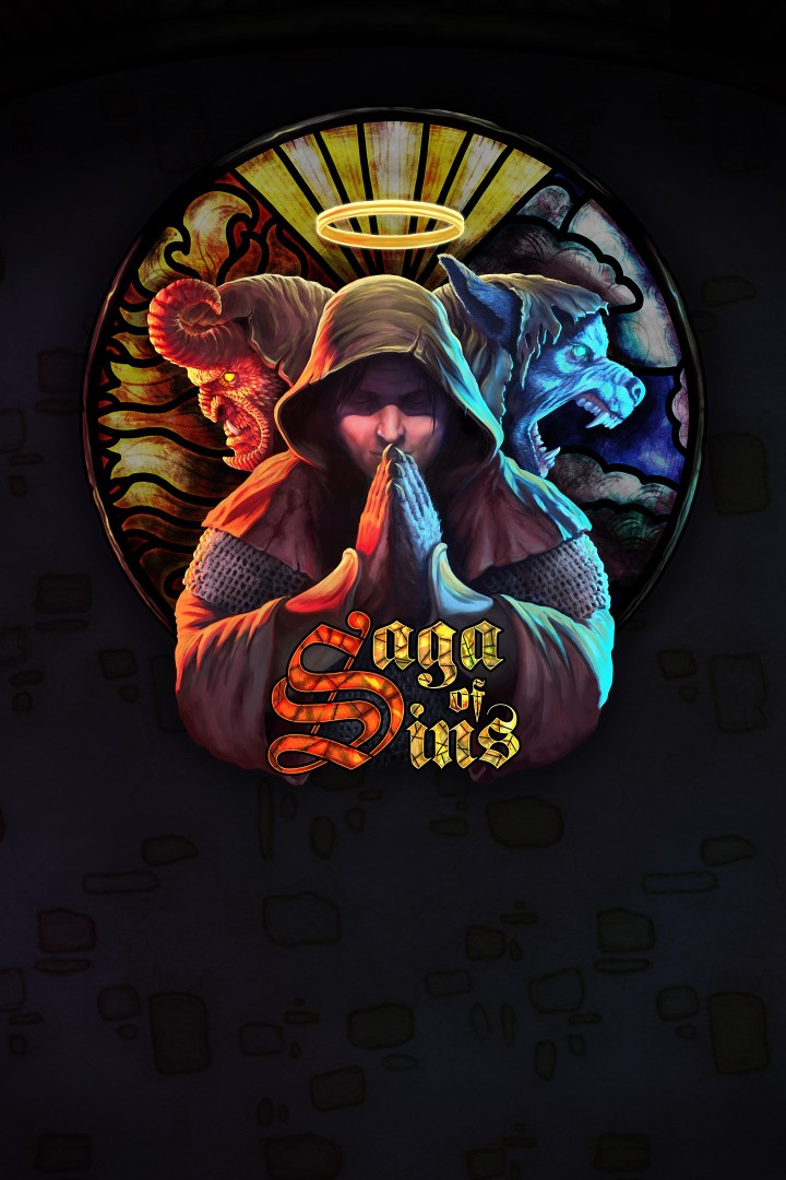 Arte da caixa Saga of Sins
