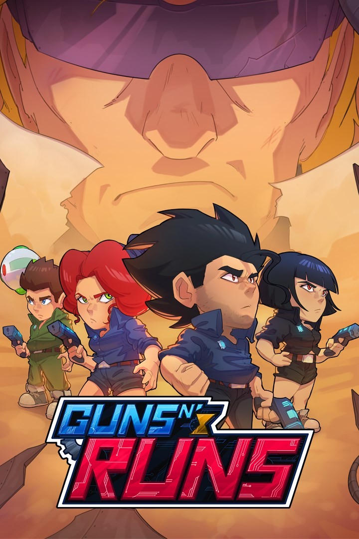 Arte da caixa do Guns 'N Runs