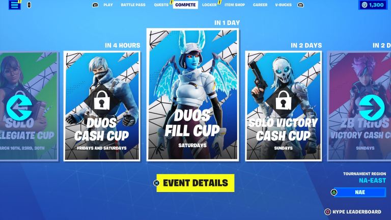 Como participar dos torneios Fortnite