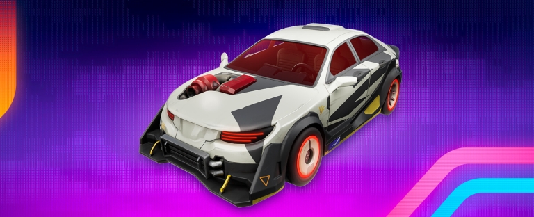 Como destruir objetos enquanto faz drift ou boost em um Nitro Drifter em Fortnite