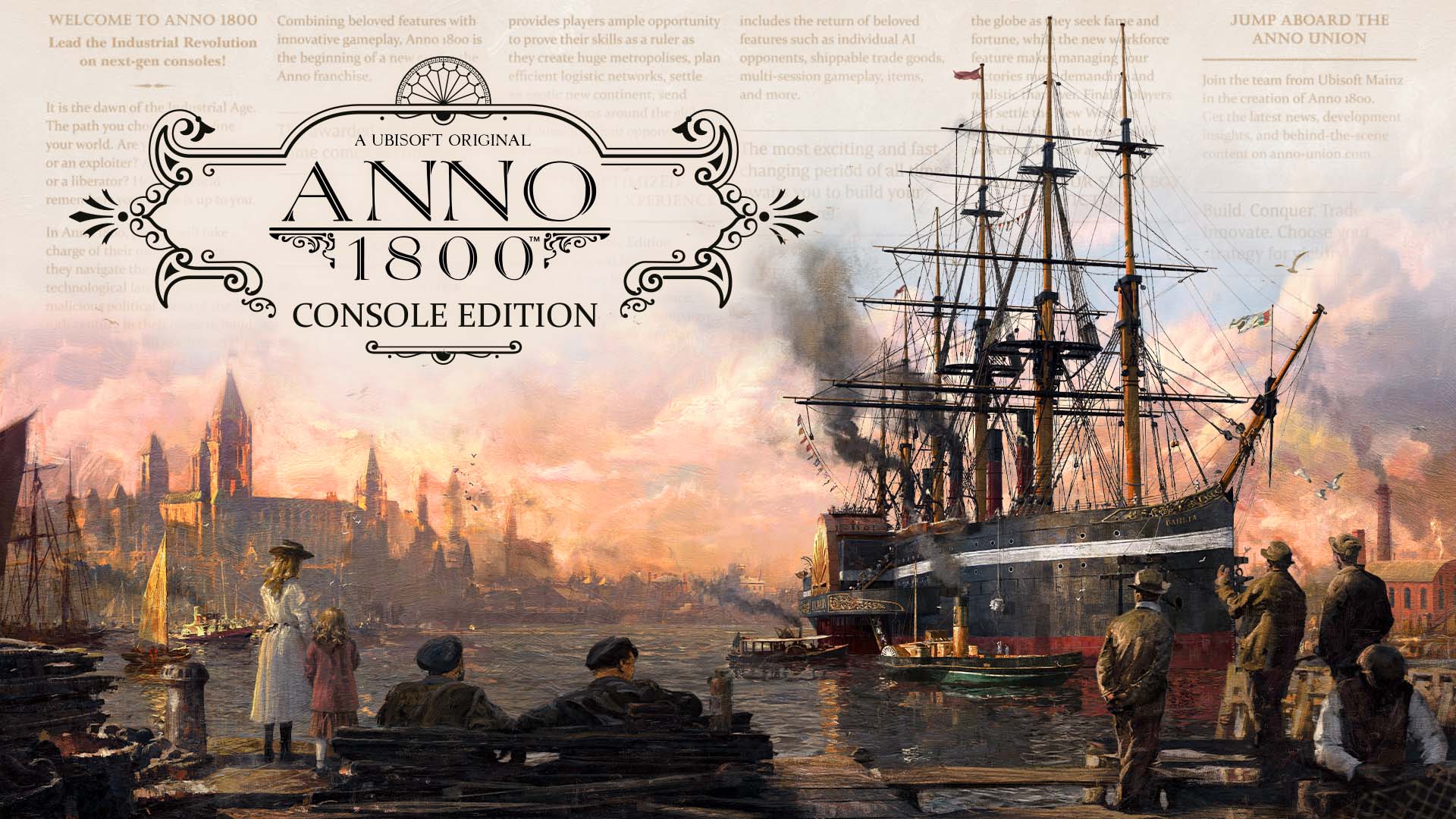 Construa um império em Anno 1800, disponível agora no Xbox Series X|S
