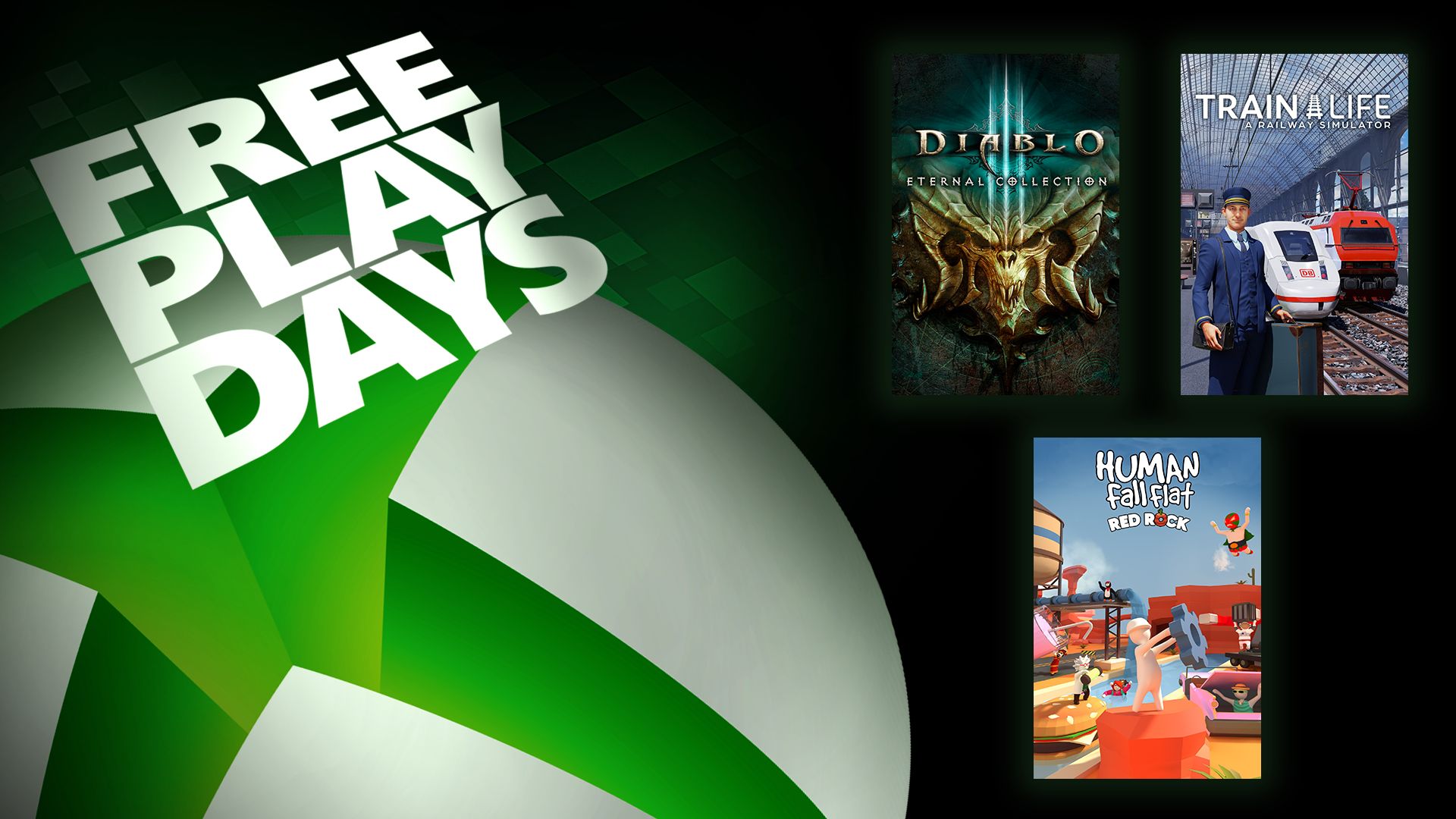 Dias de jogo grátis – Diablo III: Eternal Collection, Train Life: A Railway Simulator e Human Fall Flat
