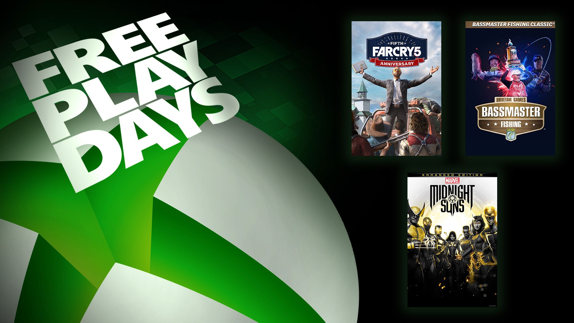 Dias de jogo grátis – Far Cry 5, Bassmaster Fishing 2022: Classic Edition e Marvel's Midnight Suns Enhanced Edition