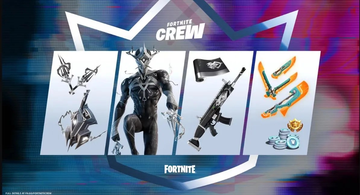 Fortnite compartilha detalhes sobre o conteúdo do pacote de tripulação para abril de 2023