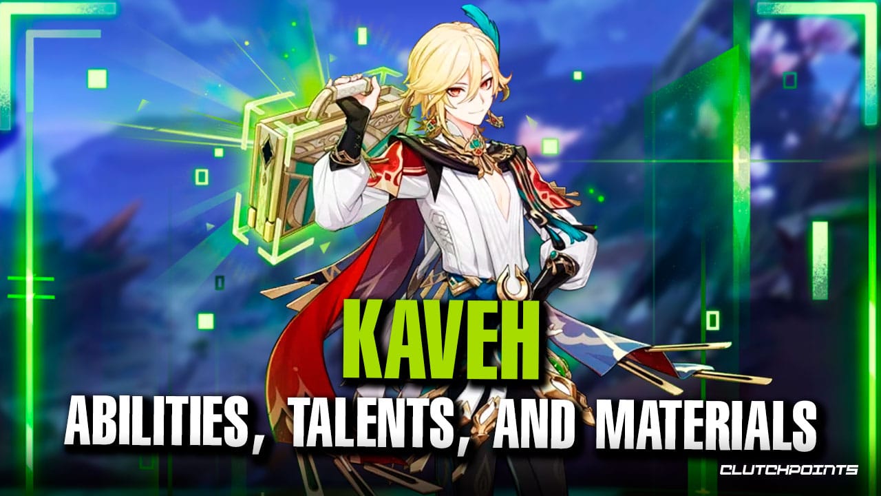 Genshin Impact - Kaveh Habilidades, Materiais, Talentos e Mais