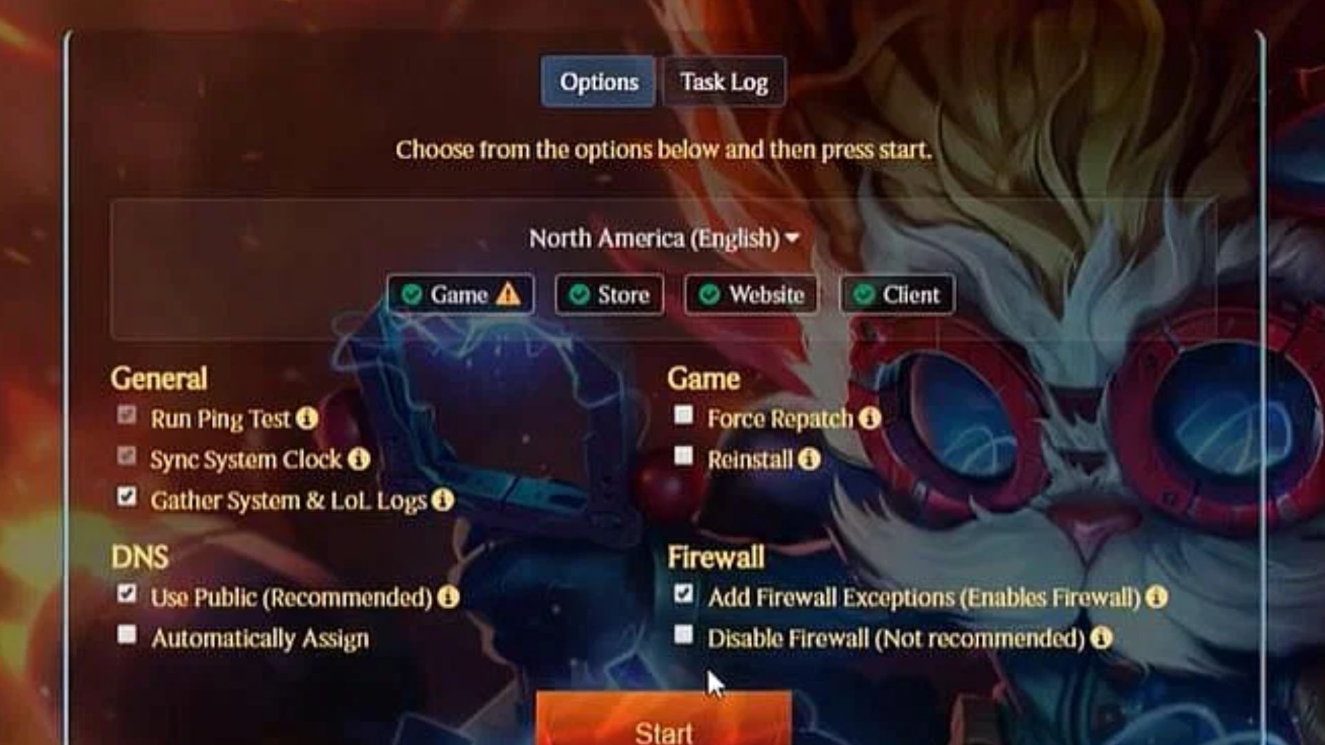 League of Legends: como corrigir o erro 5C: problemas ao buscar informações