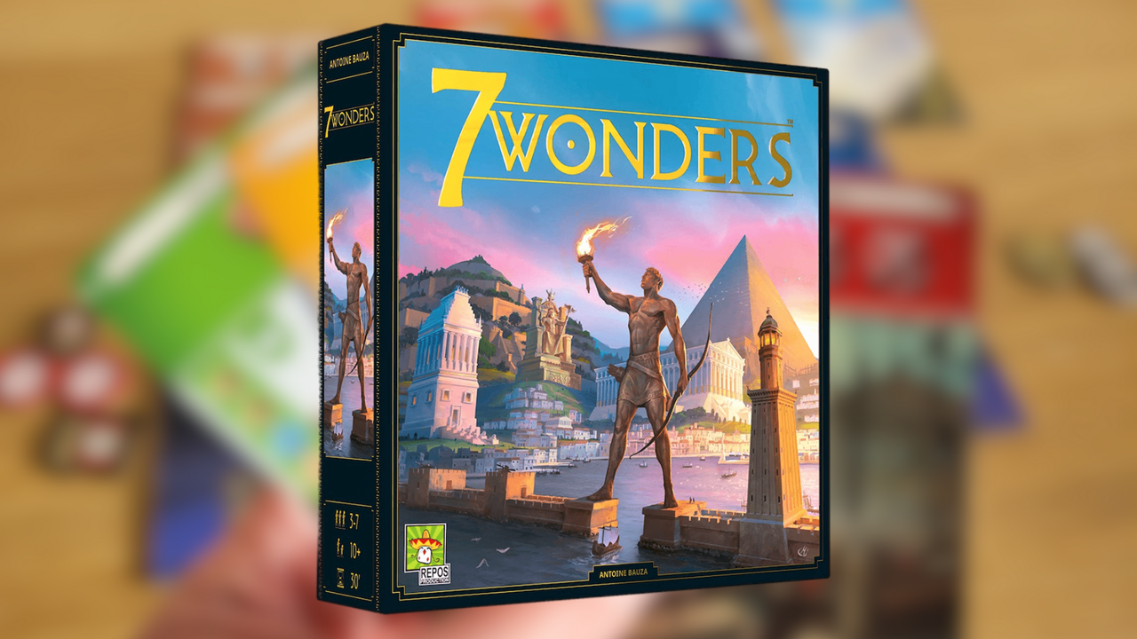 Revisão do jogo de tabuleiro 7 Wonders (2023)