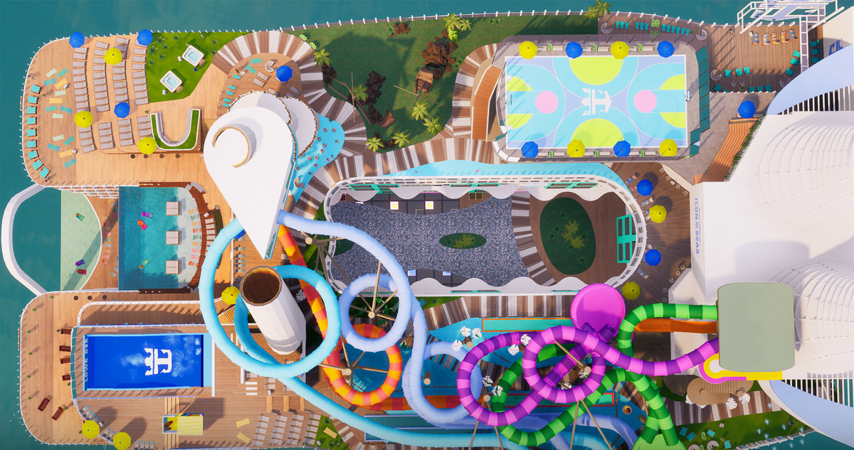 Royal Caribbean zarpa com Unreal Engine e Fortnite Creative