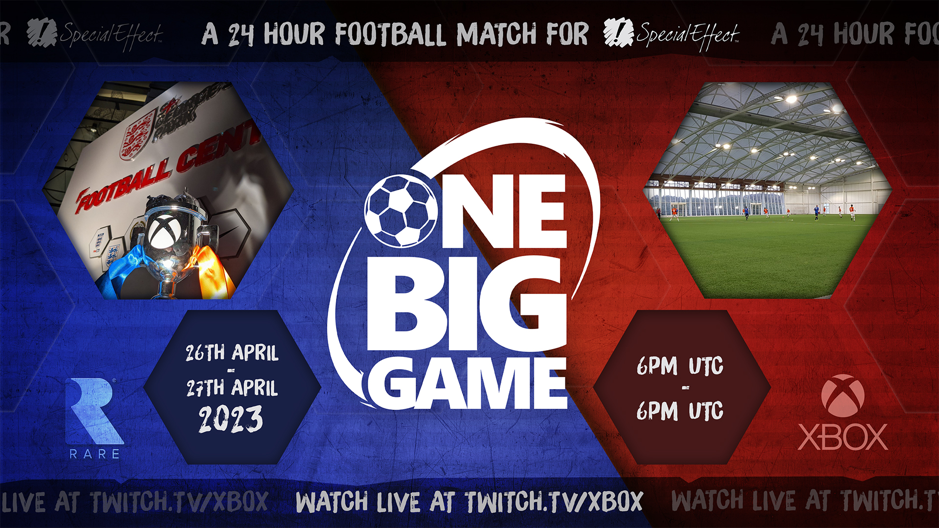Um grande jogo: UK Game Studios enfrenta partidas de futebol de 24 horas para efeito especial