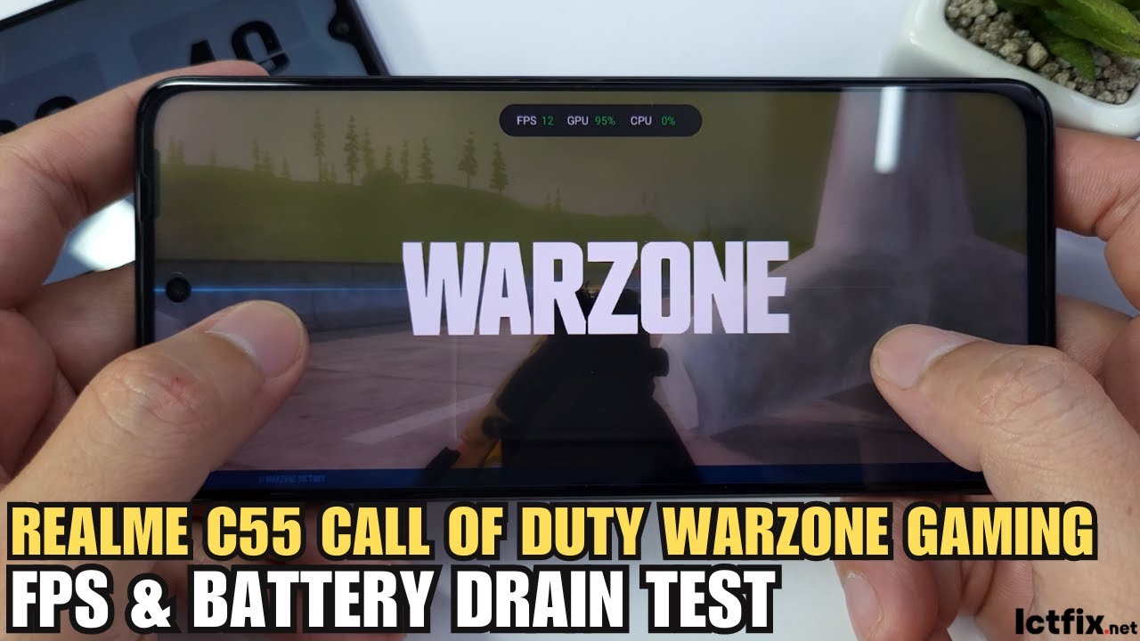 Realme C55 Call of Duty Warzone Mobile Gaming teste |  Helio G88, tela de 90 Hz