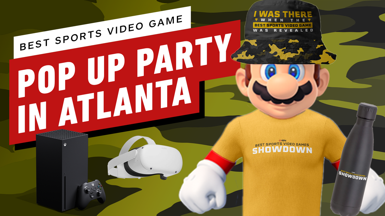 Junte-se à festa pop-up da IGN em Atlanta e ao anúncio do vencedor do “Best Sports Video Game Showdown”