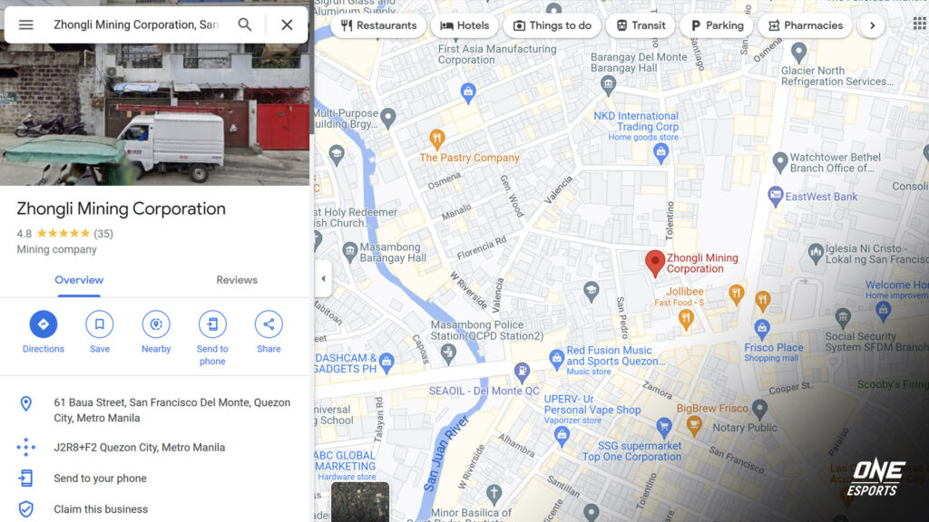 Liyue na vida real? Os locais do Genshin Impact realmente existem e estão nas Filipinas Localizações do Genshin Impact no Google Maps Filipinas apresentando a Zhongli Mining Corporation