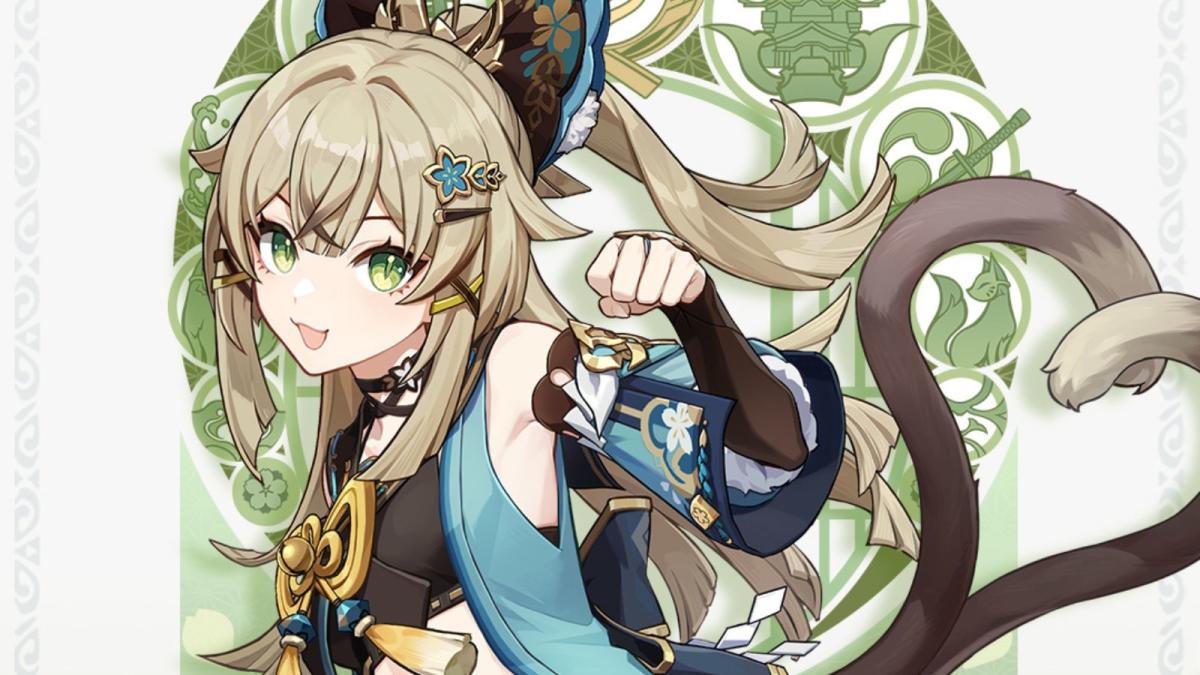 Kirara, a garota-gato de Inazuma, chegando ao Genshin Impact na versão 3.7