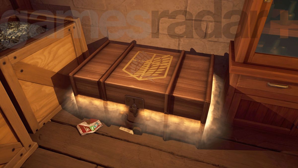 One of the Fortnite Scout Regiment Footlockers