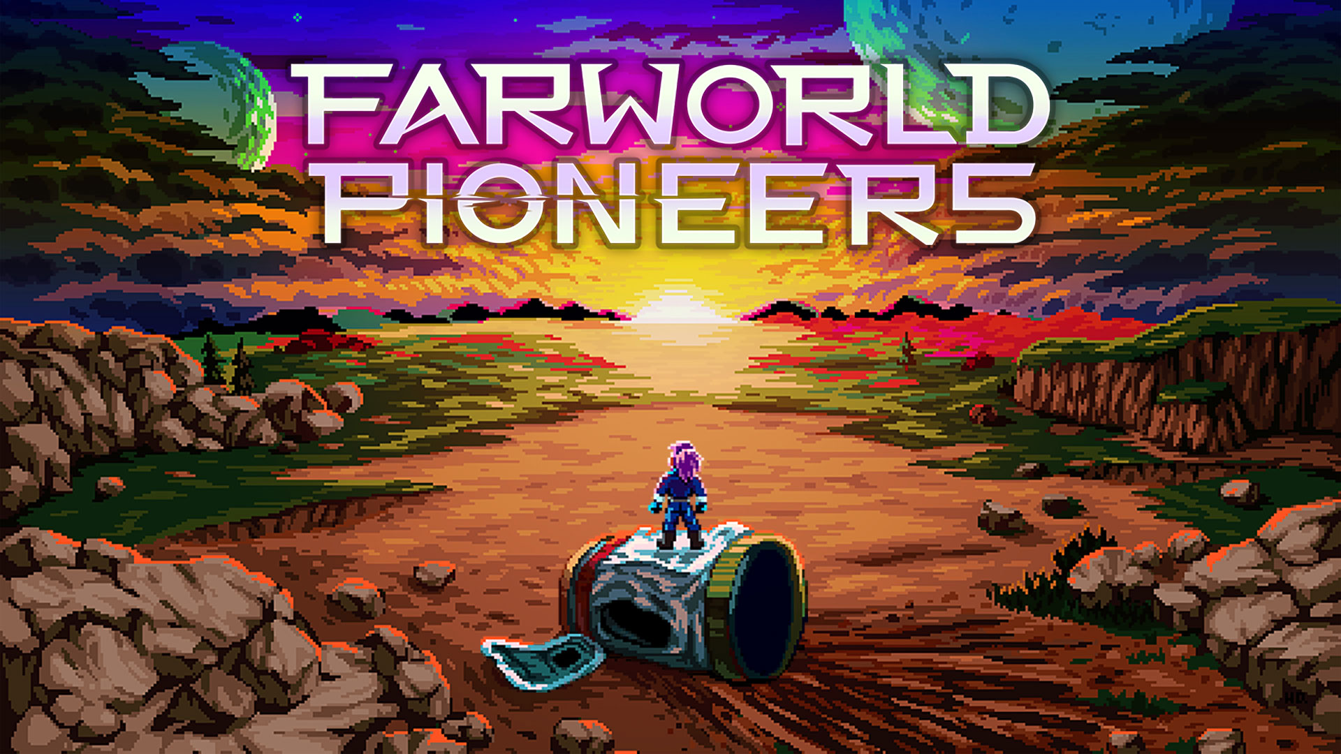 Apresentando Farworld Pioneers: um mundo aberto, sandbox de ficção científica