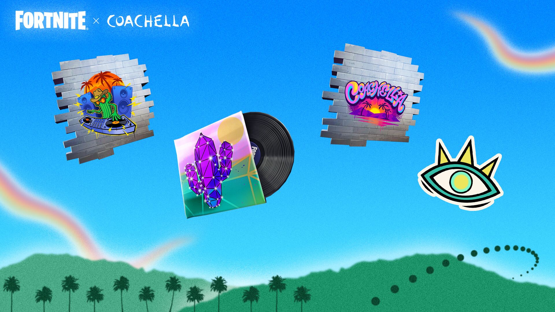 Todas as recompensas Fortnite Coachella 2023