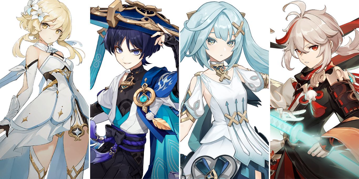 Genshin Impact Lumine Wanderer Faruzan Kazuha