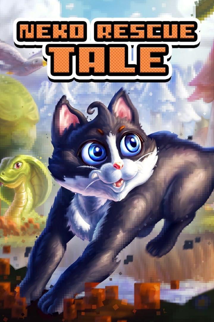 Recurso de arte da caixa Neko Rescue Tale