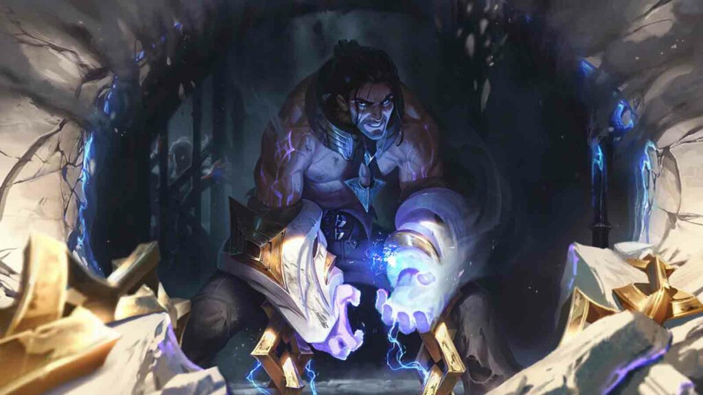 League of Legends campeão mágico Sylas papel de parede original splashart oficial