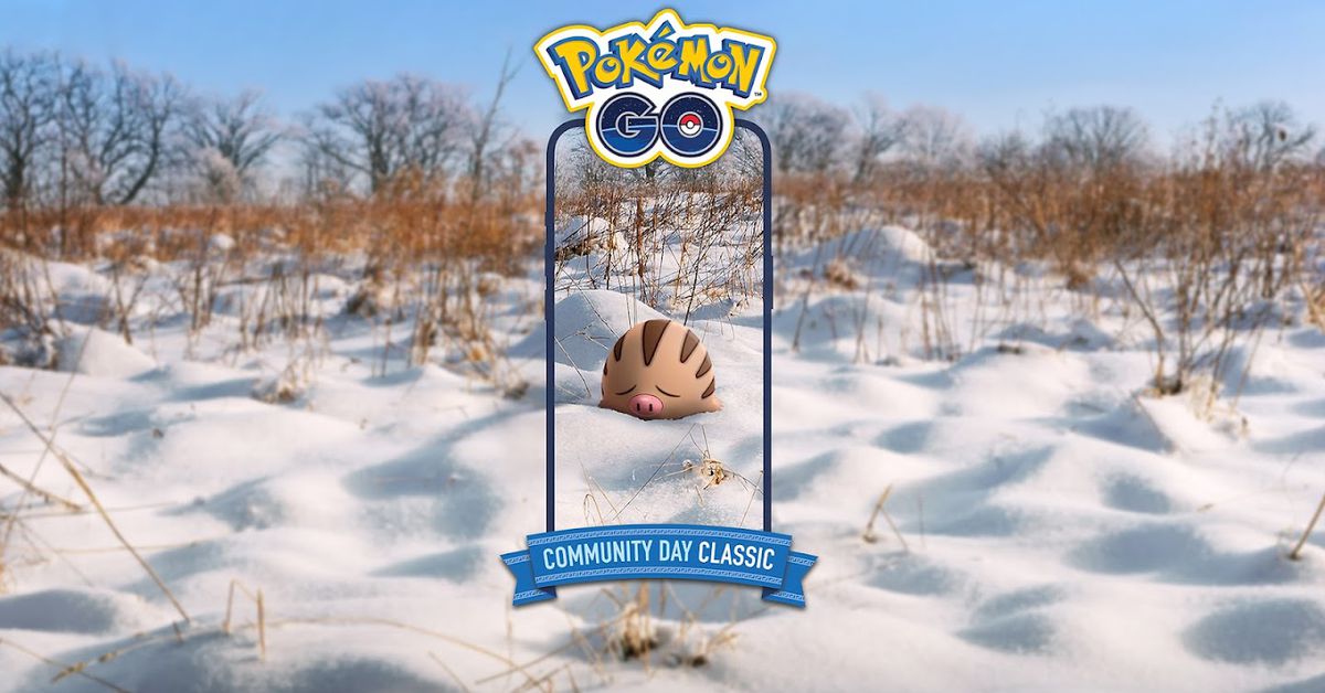 Guia Clássico do Pokémon Go Swinub Community Day