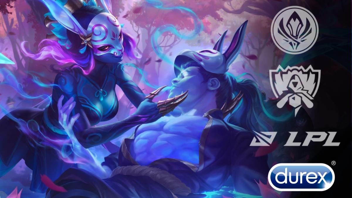 Durex é patrocinadora de League of Legends na China, os fãs de esports estão se divertindo