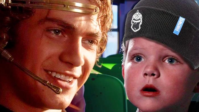 Anakin Skywalker pula em Fortnite para matar incontáveis ​​jovens