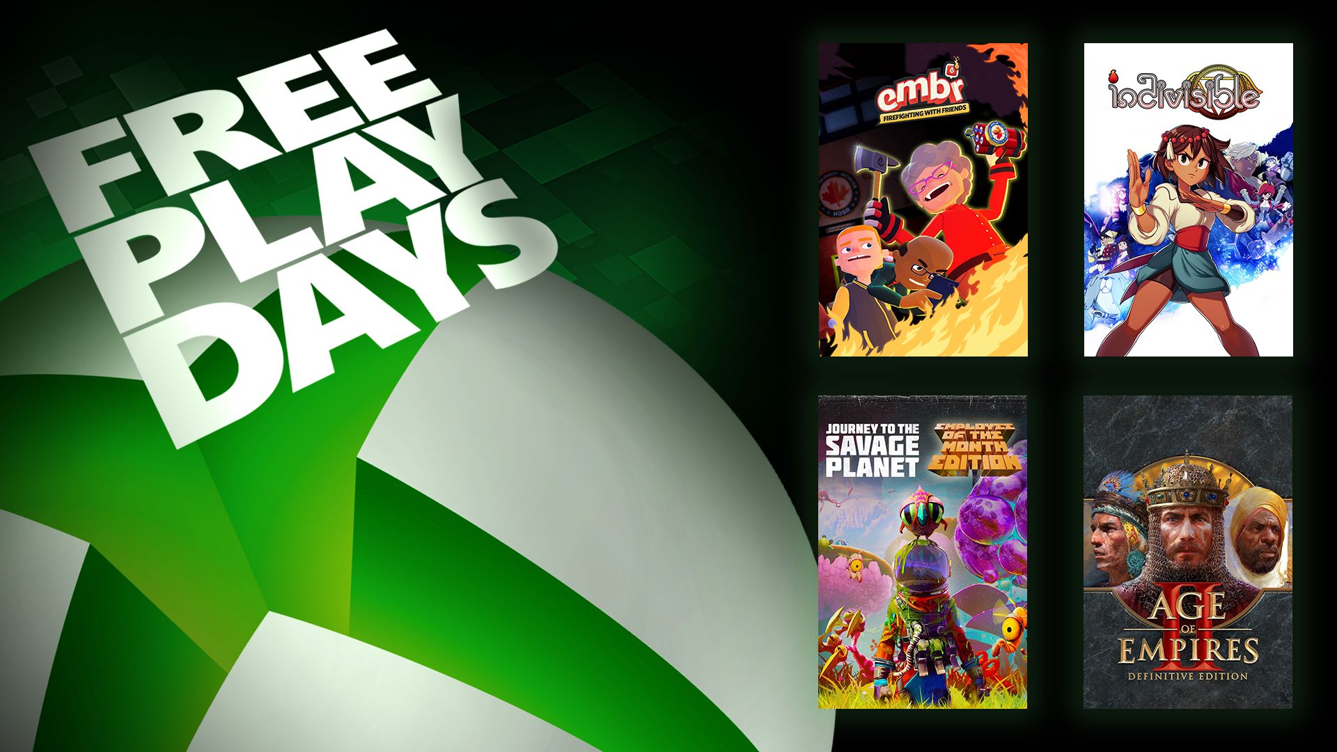 Dias de jogo grátis – Embr, Journey to the Savage Planet, Indivisible e Age of Empires II: Definitive Edition