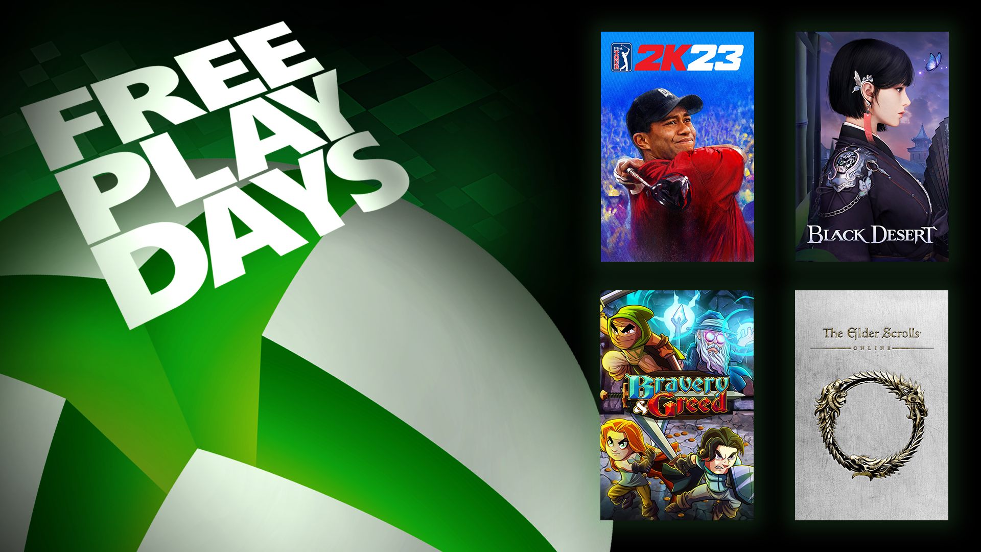 Dias de jogo grátis – PGA Tour 2K23, Black Desert, Bravery and Greed e The Elder Scrolls Online