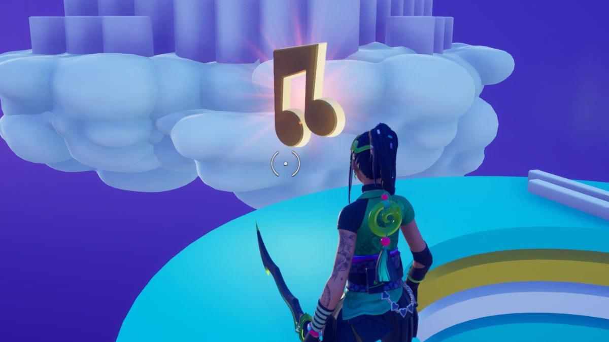 Here is how to find the four hid music notes easily in Mirage Time Warp at Coachella Island Fortnite event.