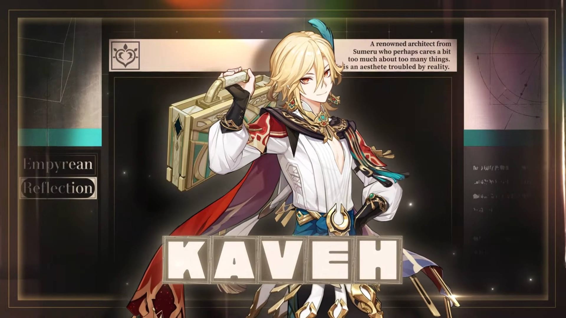 Genshin Impact mostra o novo personagem Kaveh em ação com um trailer