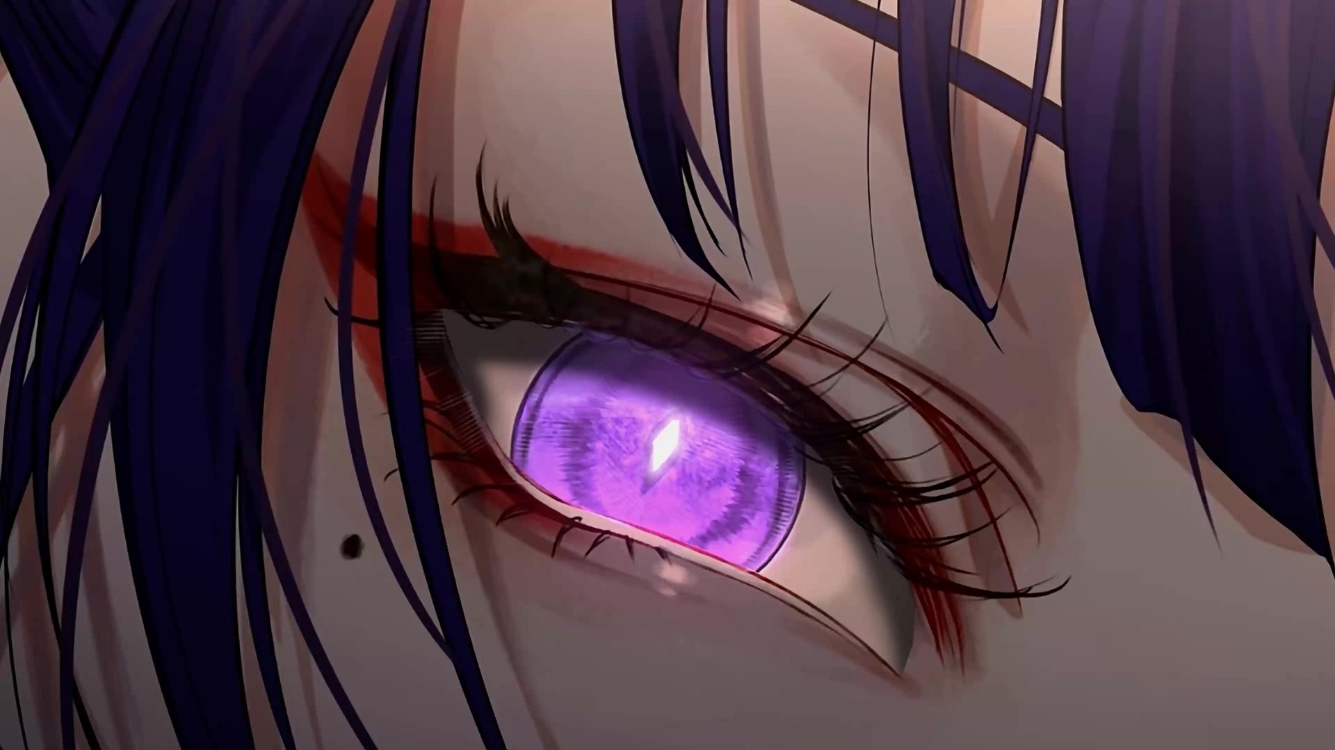 Raiden Shogun Eyes Genshin Impact Live Wallpaper
