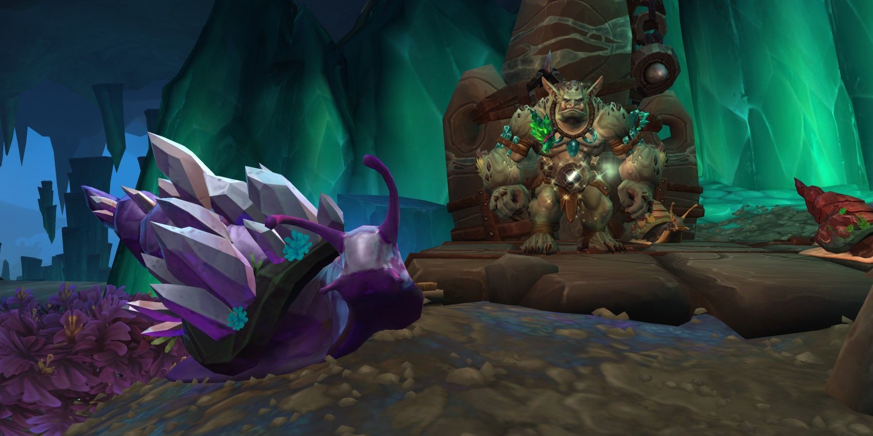 wow drogbar niffen snails zaralek cavern