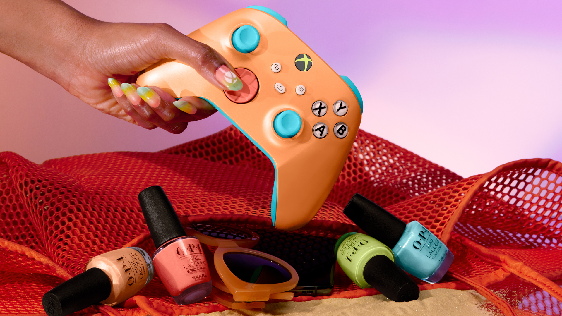 Xbox e OPI canalizam os tons de verão mais quentes para criar um novo controle exclusivo