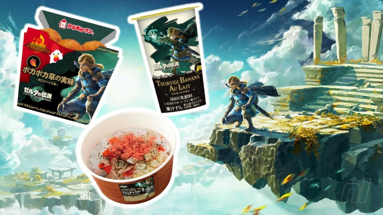 Random: Zelda: Tears Of The Kingdom-Inspired Food Range chega às lojas Lawson no Japão