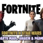 Fortnite x Star Wars: Anakin Skywalker, Padmé Amidala e Darth Maul chegam como novos trajes 