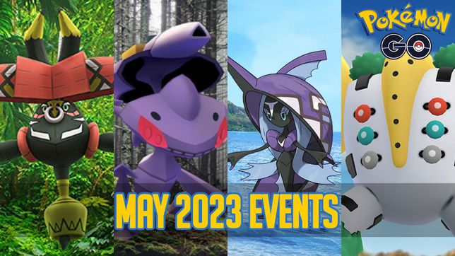 Pokémon GO em maio de 2023: Tapu Bulu, Genesect, Tapu Fini, Regigigas, Eventos